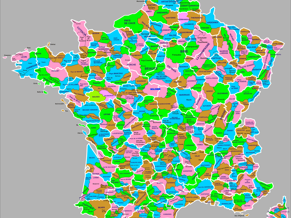 Régions naturelles de France