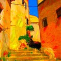 Dans le village du Revest